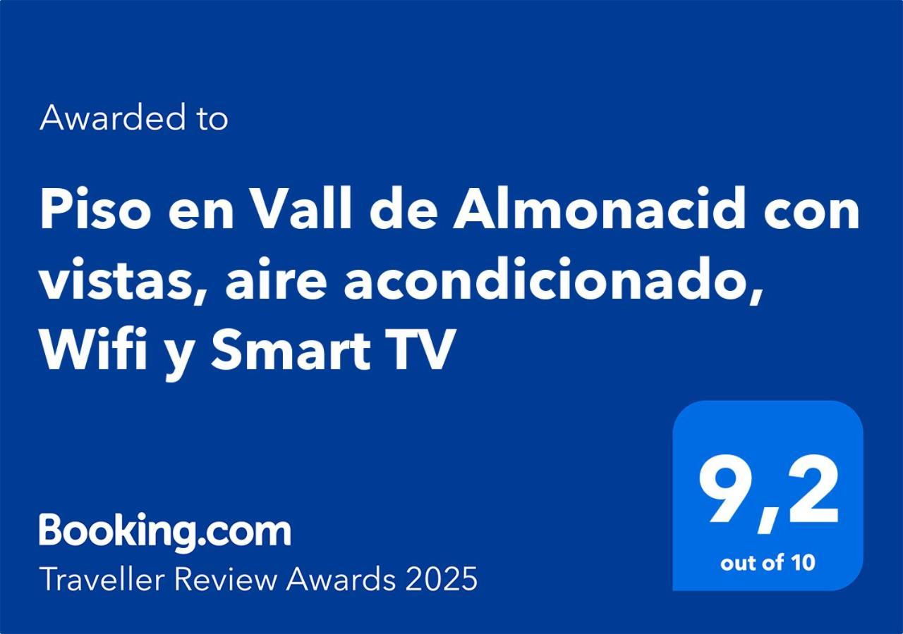 Piso En Vall De Almonacid Con Vistas, Aire Acondicionado, Wifi Y Smart Tv 外观 照片